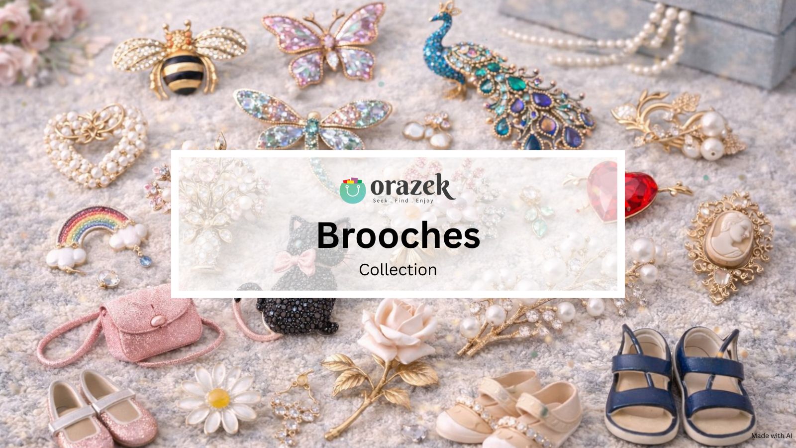 Orazek brooches collection