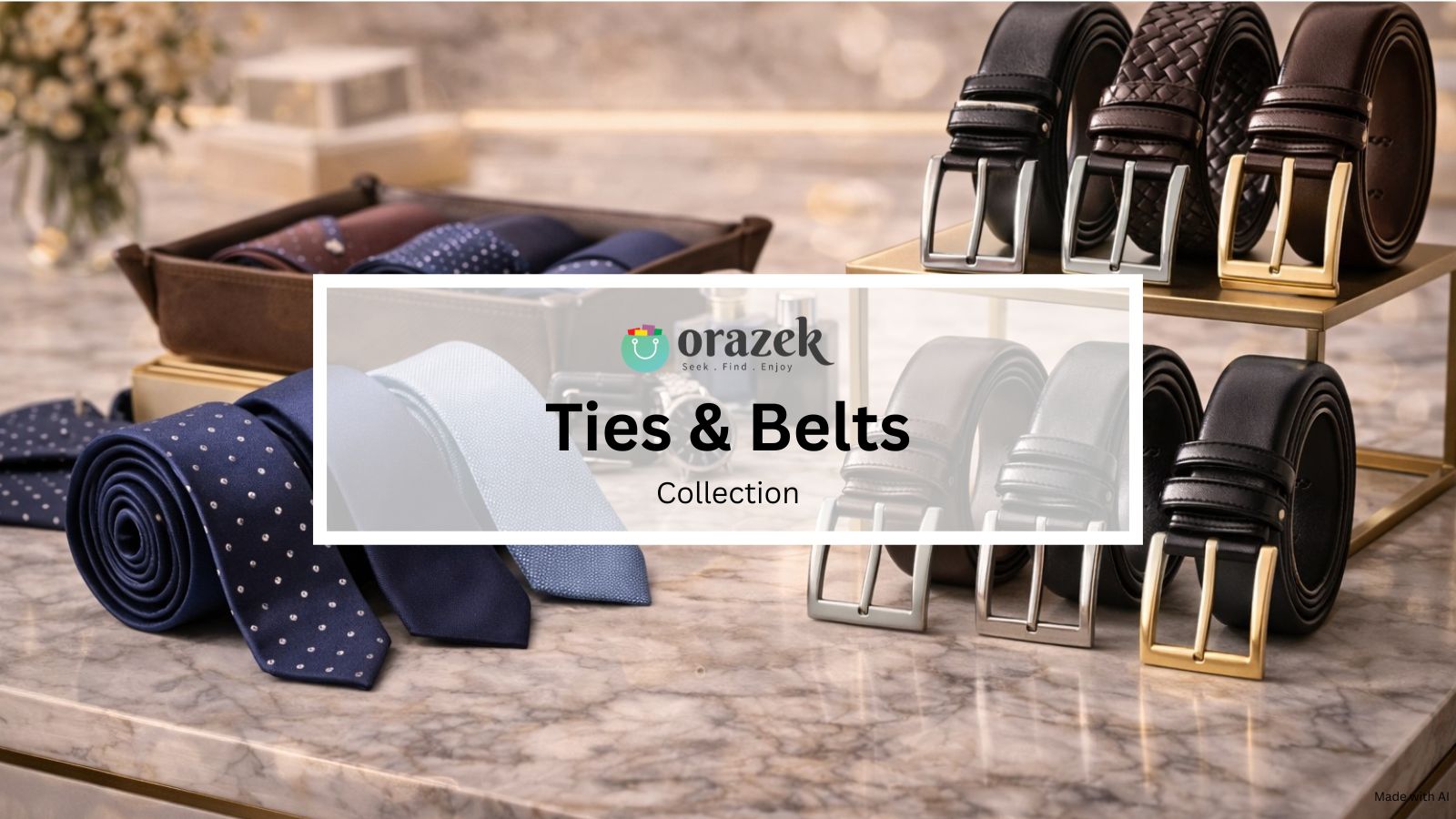 orazek ties and belts collection