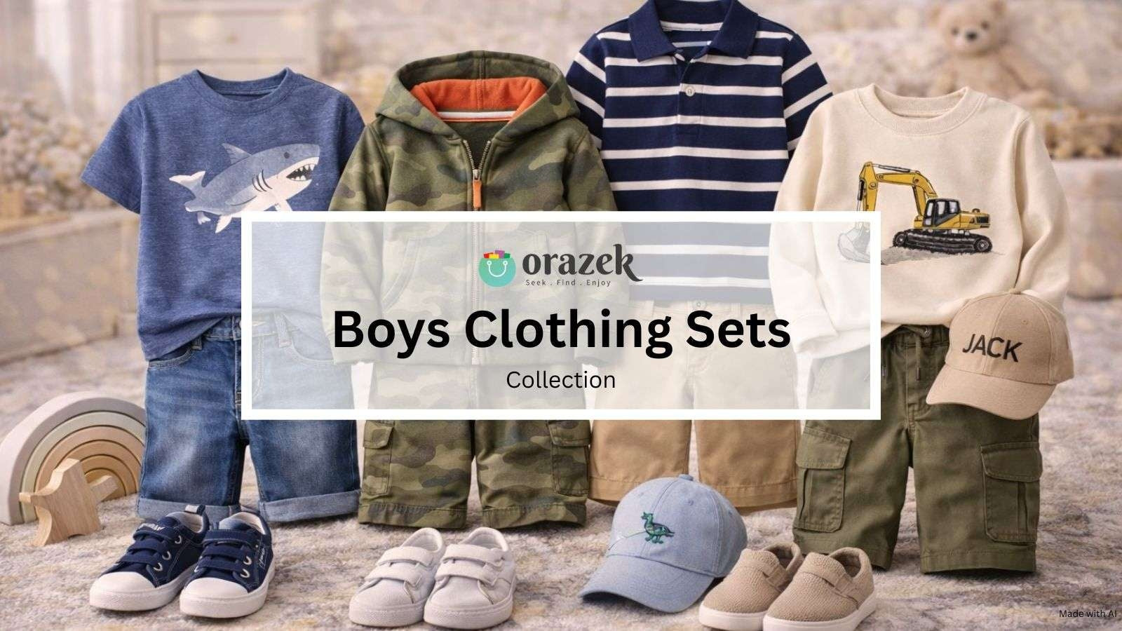 orazek boys clothing sets collection