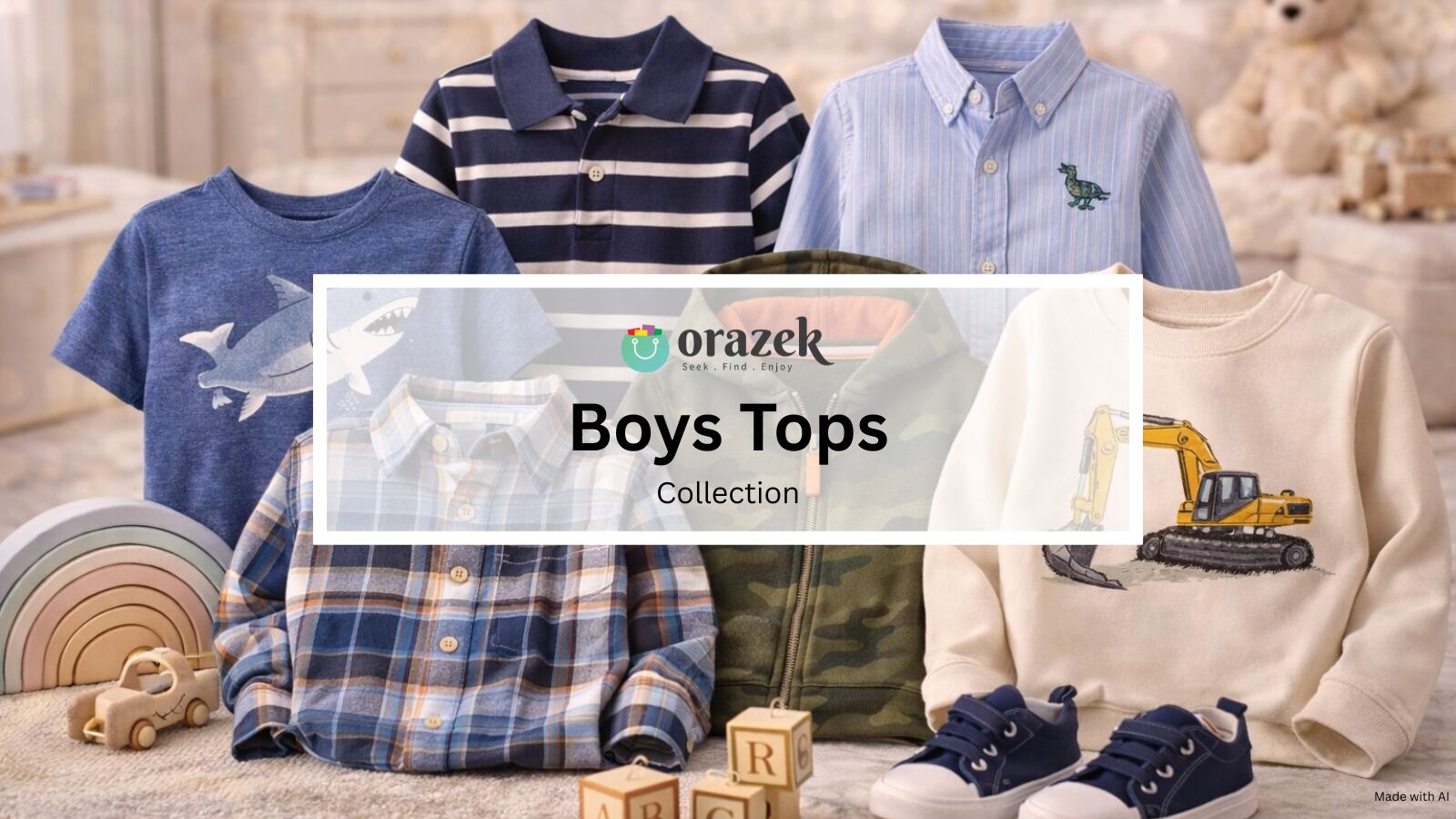 orazek boys tops collection