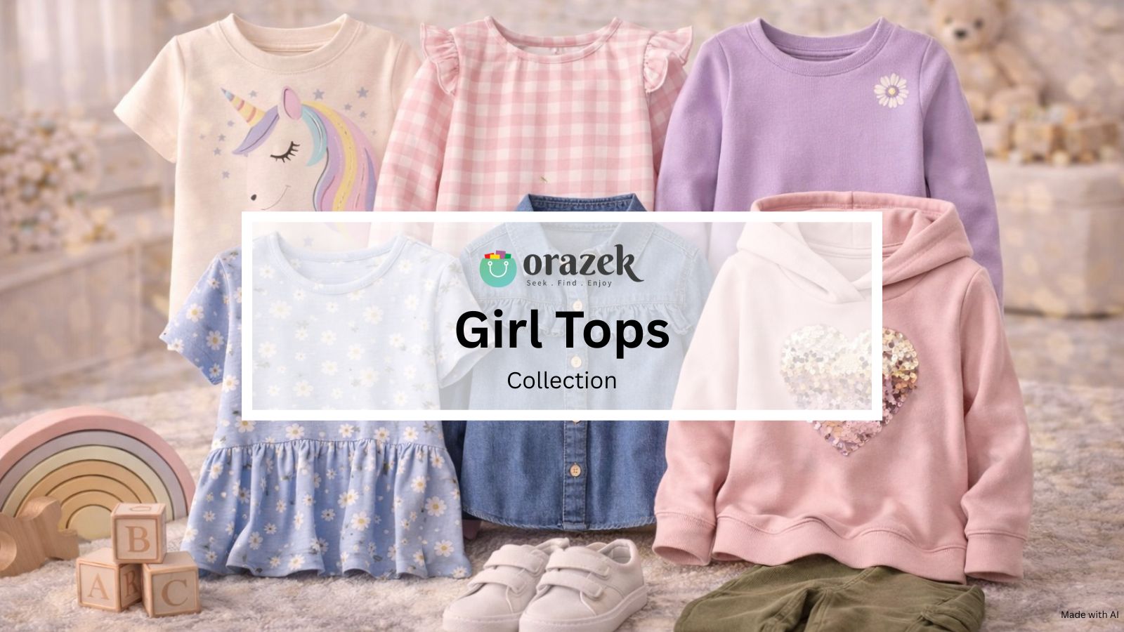 orazek girls tops collection