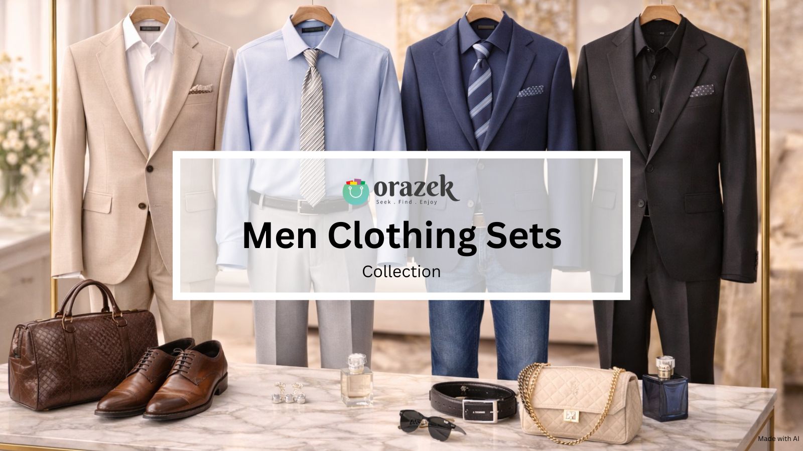orazek men clothing sets collection