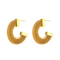 Fashionable Elegant Statement Stainless Steel Earrings Jewellery