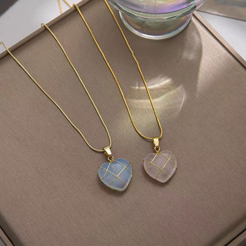 Fashion Moonstone Necklace For Disney Princess Love Girl Necklace Novelty Jewelry