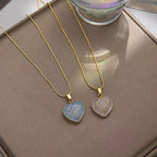 Fashion Moonstone Necklace For Disney Princess Love Girl Necklace Novelty Jewelry