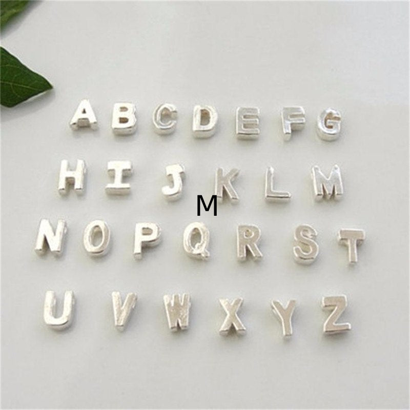 Gold Plated Peach Heart and Initials Letter Alphabate Statement Necklace for Woman