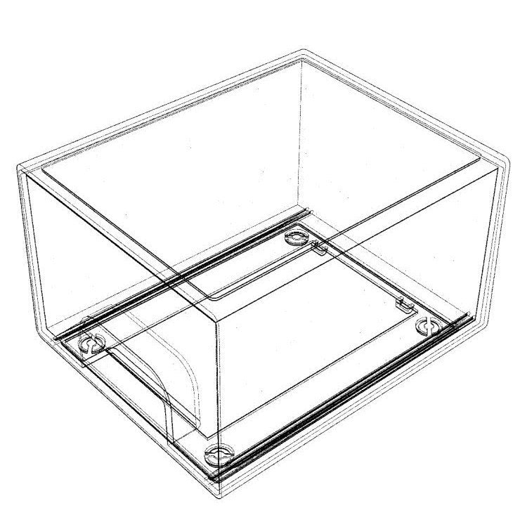 1 2 4 Pack Clear Stackable Storage Drawers, 11.2cm, 4.4in Tall Acrylic Bathroom Makeup Organizer,Plastic Storage Bins For Vanity, Undersink, Kitchen Cabinets, Pantry, Home Organization | Orazek UK Ltd