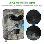 1080P Trail Camera Hunting Game Camera Outdoor Wildlife Scouting Camera PIR Sensor Infrared Night Vision | Orazek UK Ltd