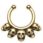 Stainless Steel Diamond C Rod Nose Ring