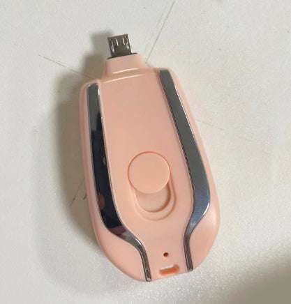 1500mAh Mini Power Emergency Pod Keychain Charger With Type-C Ultra-Compact Mini Battery Pack Fast Charging Backup Power Bank Orazek UK Ltd