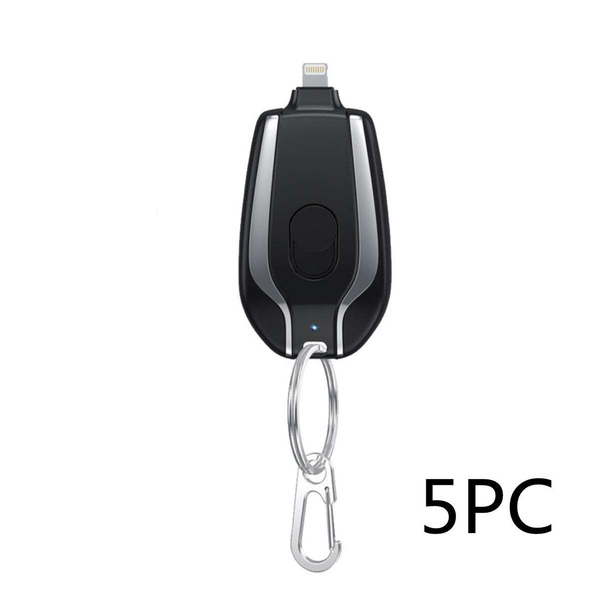 1500mAh Mini Power Emergency Pod Keychain Charger With Type-C Ultra-Compact Mini Battery Pack Fast Charging Backup Power Bank Orazek UK Ltd