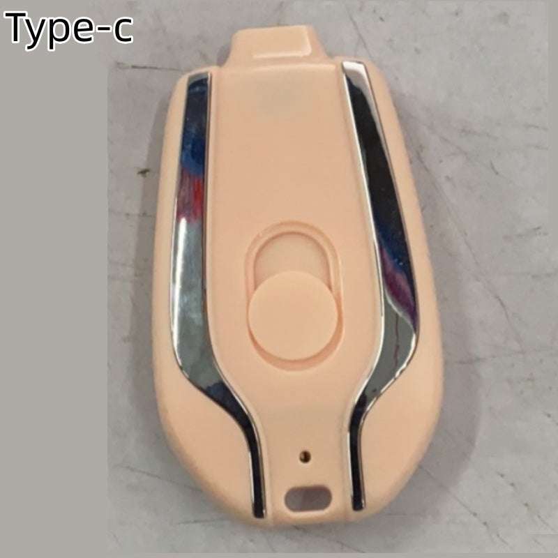 1500mAh Mini Power Emergency Pod Keychain Charger With Type-C Ultra-Compact Mini Battery Pack Fast Charging Backup Power Bank Orazek UK Ltd