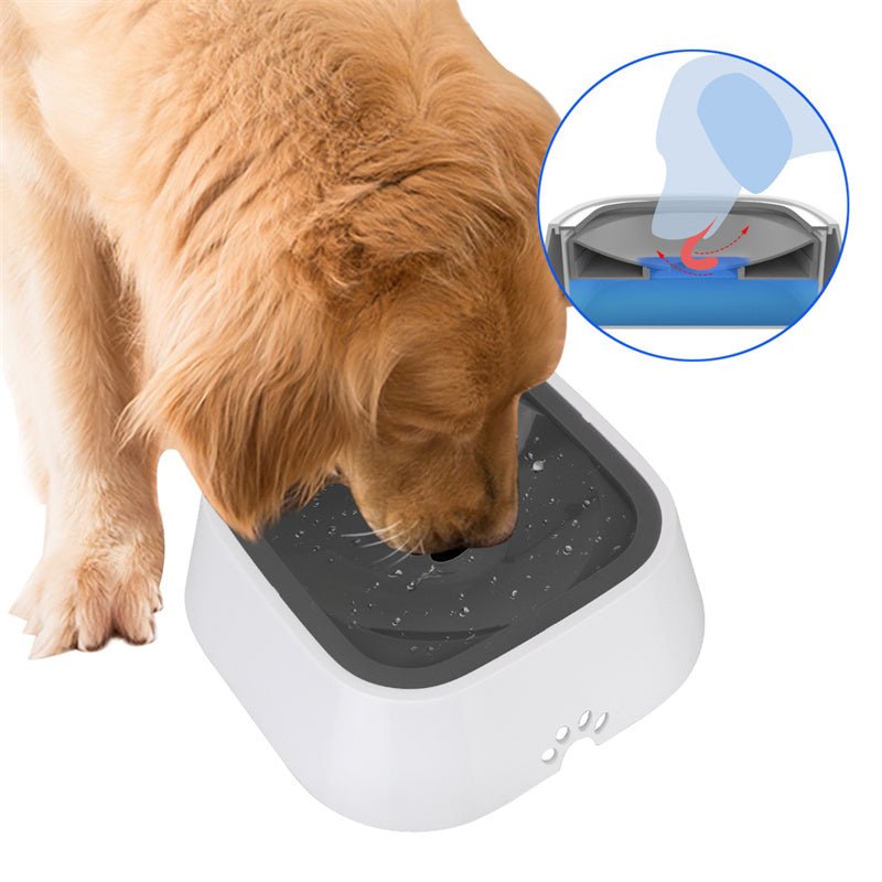 1.5L Cat Dog Water Bowl Carried Floating Bowl Anti-Overflow Slow Water Feeder Dispenser Pet Fountain ABS&PP Dog Supplies | Orazek UK Ltd
