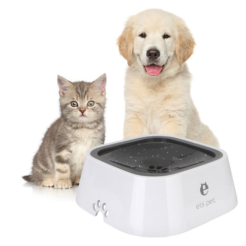 1.5L Cat Dog Water Bowl Carried Floating Bowl Anti-Overflow Slow Water Feeder Dispenser Pet Fountain ABS&PP Dog Supplies | Orazek UK Ltd
