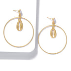 Alloy Shell Eyes Star Earring Set