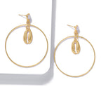 Alloy Shell Eyes Star Earring Set