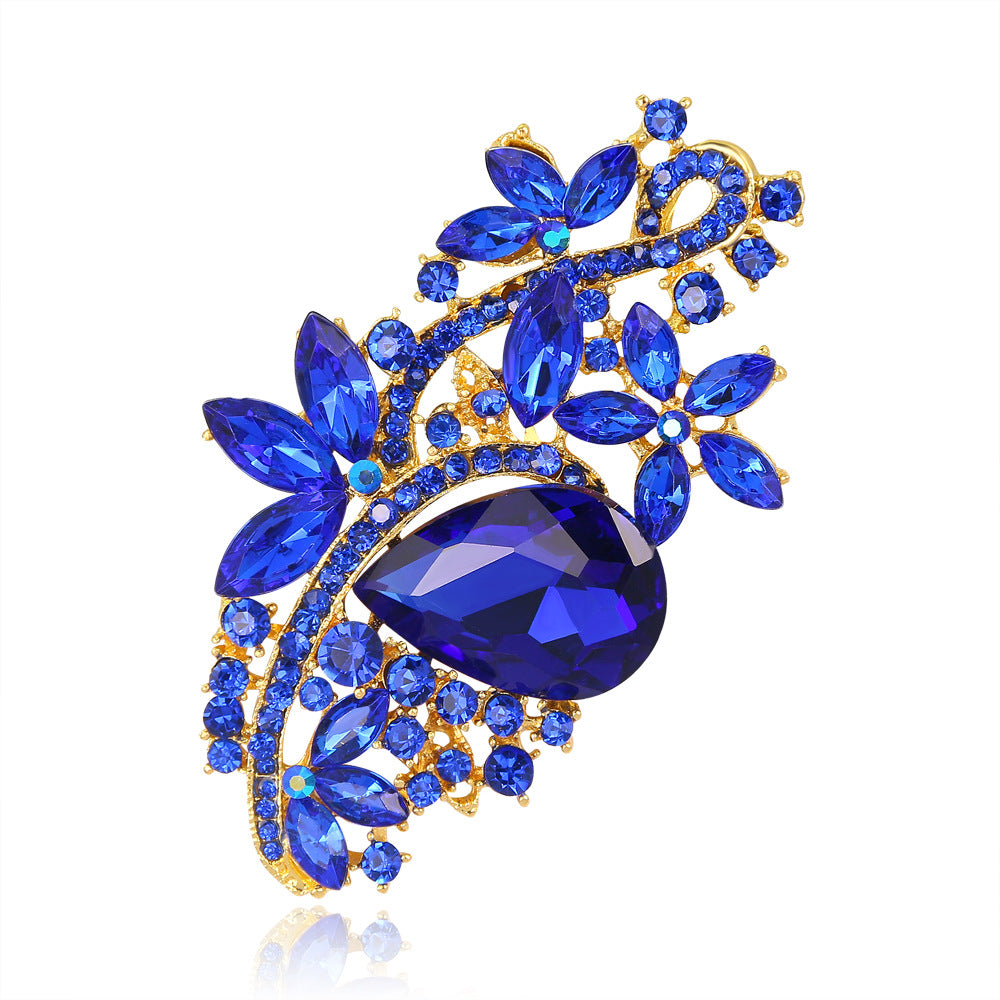 Rhinestone Brooch Acrylic Glass Brooch Pin Clothing Brooch