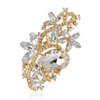 Rhinestone Brooch Acrylic Glass Brooch Pin Clothing Brooch