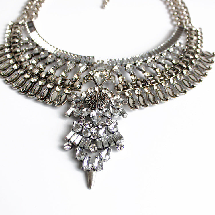 Alloy Diamond Bohomian Retro Traditional Style Necklace