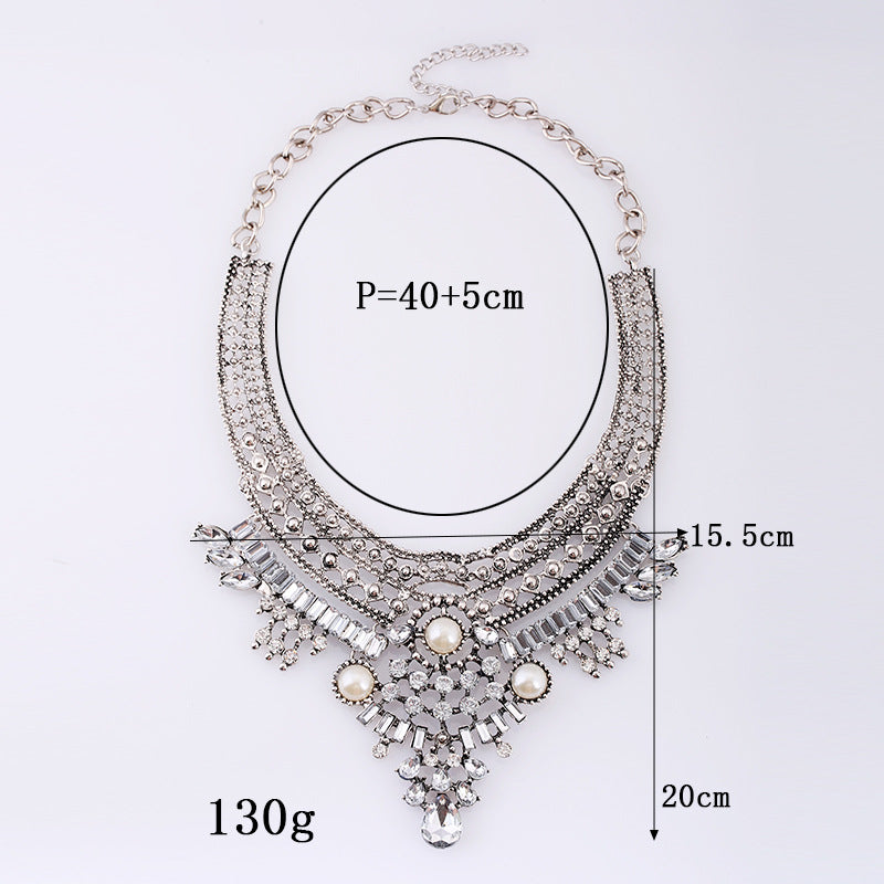Alloy Diamond Bohomian Retro Traditional Style Necklace