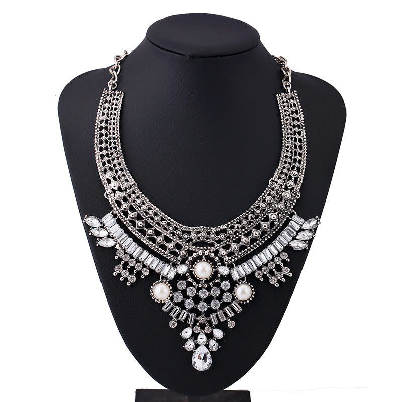 Alloy Diamond Bohomian Retro Traditional Style Necklace