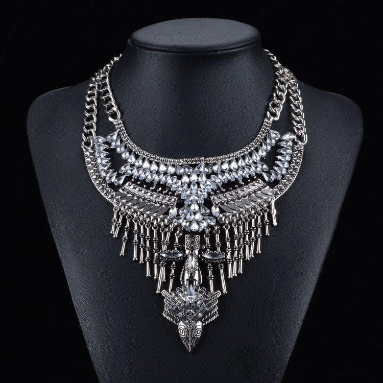 Alloy Diamond Bohomian Retro Traditional Style Necklace