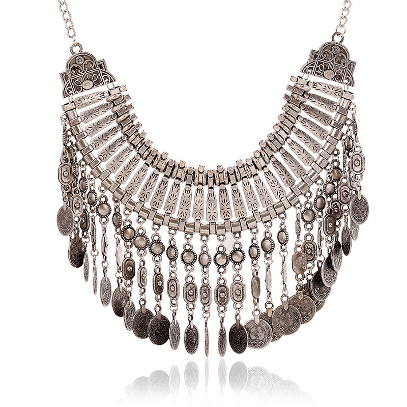 Alloy Diamond Bohomian Retro Traditional Style Necklace