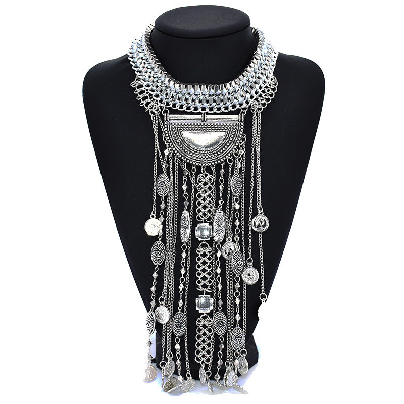 Alloy Diamond Bohomian Retro Traditional Style Necklace