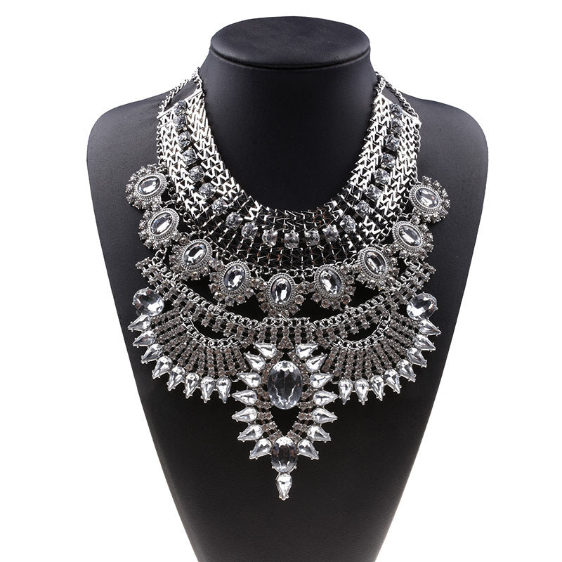 Alloy Diamond Bohomian Retro Traditional Style Necklace