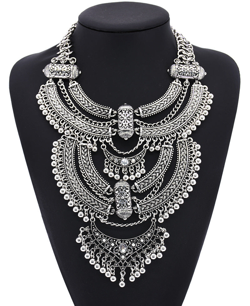Alloy Diamond Bohomian Retro Traditional Style Necklace