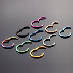 Stainless Steel Pierced Nose Ring Interface Ring Closed Ring Seamless Connection Nose Ring Earrings