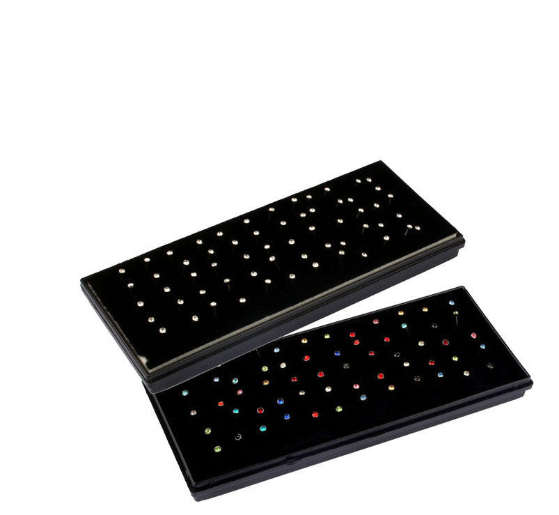 Stainless Steel Diamond Nose Nails Titanium Steel False Nose Ring