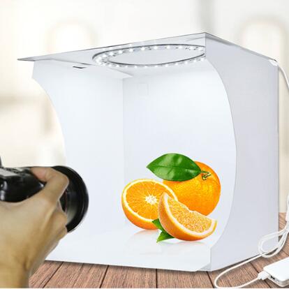 2 LED panels mini folding portable studio Orazek UK Ltd