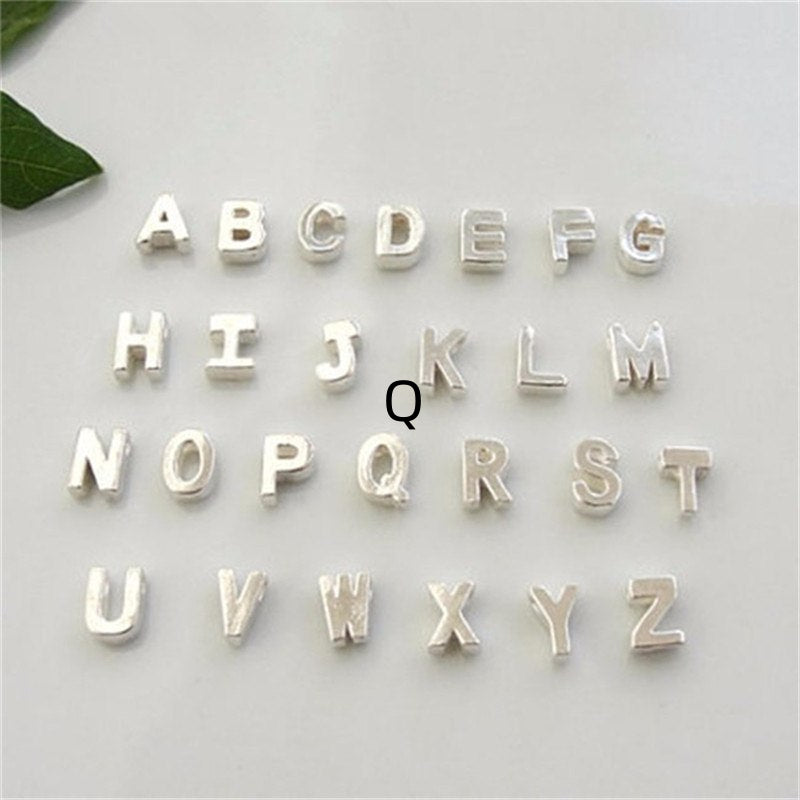 Gold Plated Peach Heart and Initials Letter Alphabate Statement Necklace for Woman