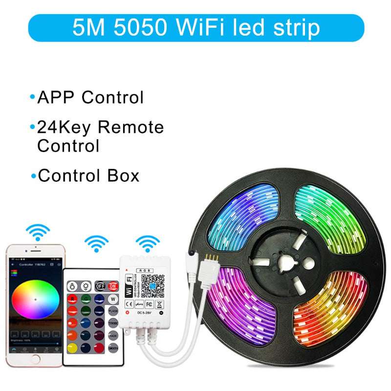 2835 5050 RGB Light Strip Smart WiFi LED | Orazek UK Ltd