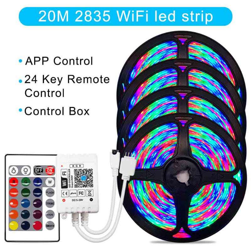 2835 5050 RGB Light Strip Smart WiFi LED | Orazek UK Ltd