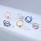 Stainless Steel Nose Ring Earrings Vacuum Plating