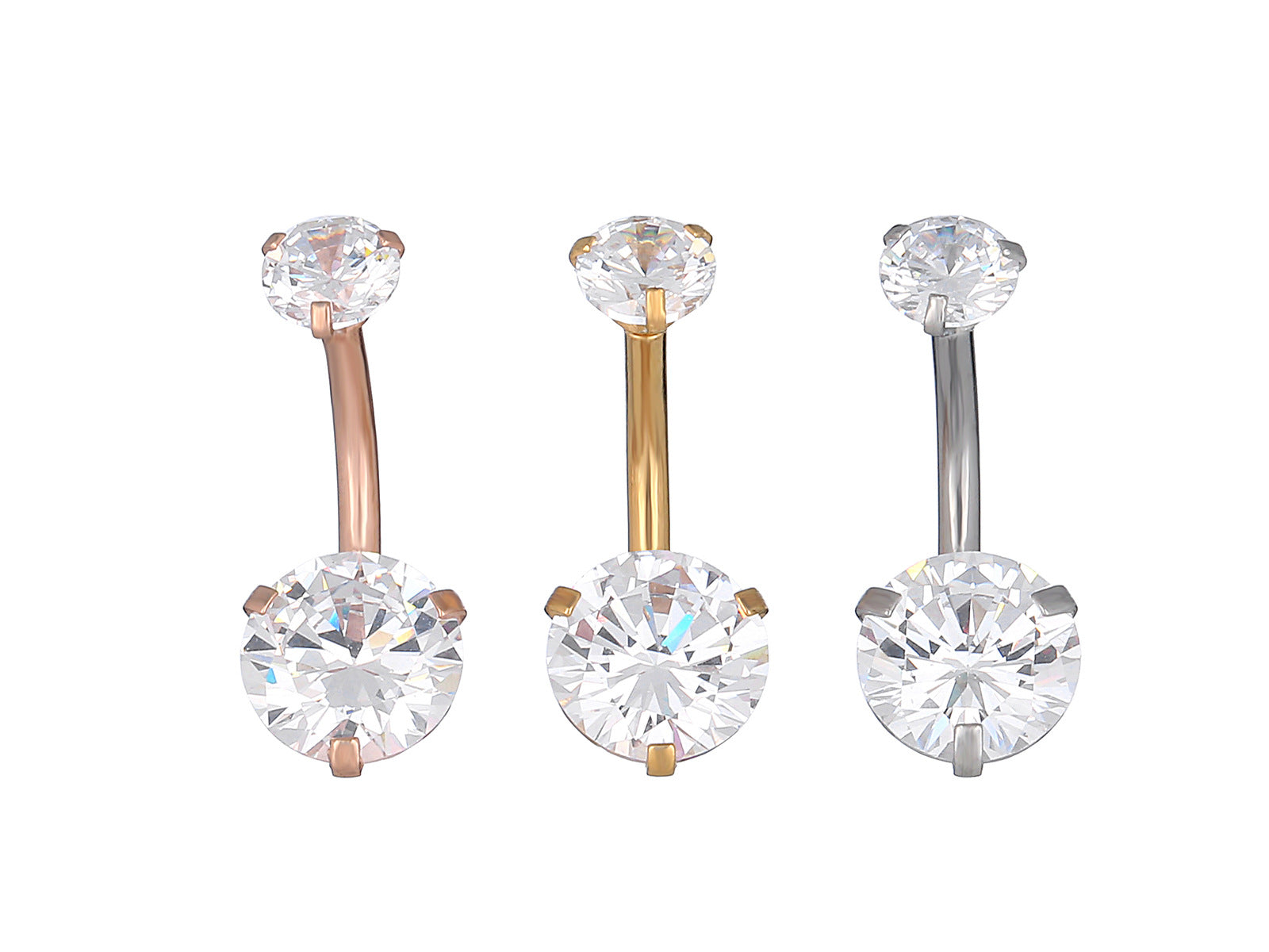 Stainless Steel Navel Stud Human Body Piercing Accessories