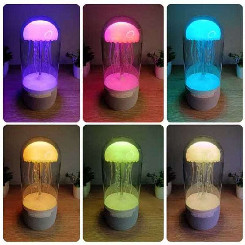 3 In 1 Creative Colorful Jellyfish Lamp Bluetooth-compatible Speaker Ellyfish Speaker With Lights For Home Office | Orazek UK Ltd