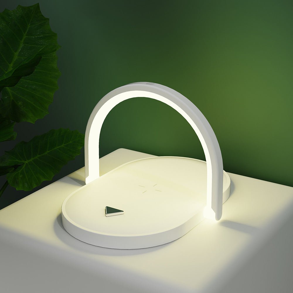 3 In 1 Foldable Wireless Charger Night Light Wireless Charging Station Stonego LED Reading Table Lamp 15W Fast Charging Light | Orazek UK Ltd