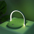 3 In 1 Foldable Wireless Charger Night Light Wireless Charging Station Stonego LED Reading Table Lamp 15W Fast Charging Light | Orazek UK Ltd