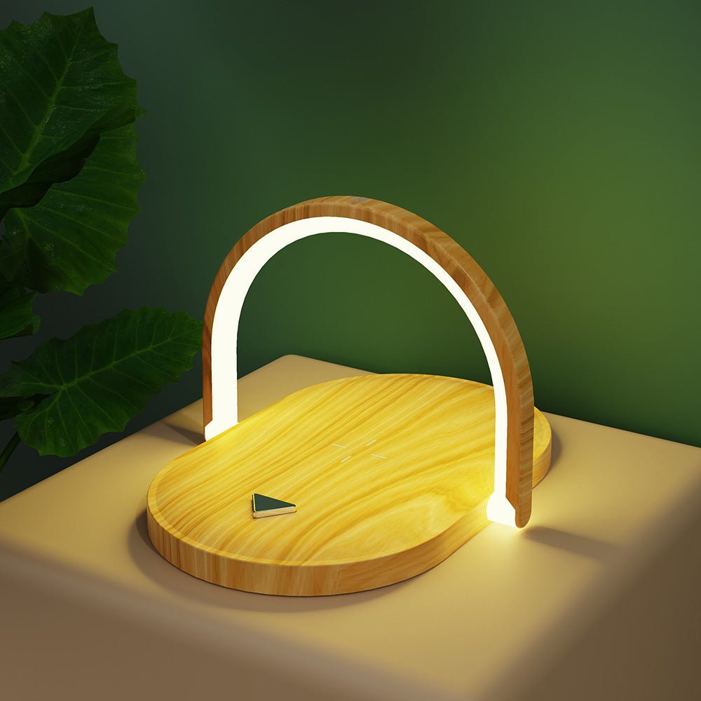 3 In 1 Foldable Wireless Charger Night Light Wireless Charging Station Stonego LED Reading Table Lamp 15W Fast Charging Light | Orazek UK Ltd