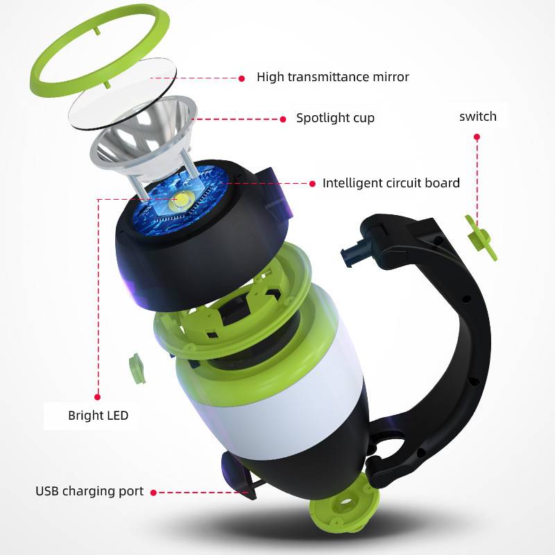 3 In1 Multifunctional Table Lamp Three In One LED Tent Lamp Car Night Light Foldable Emergency Flashlight | Orazek UK Ltd