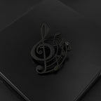 Stainless Steel Note Brooch For Suit Shirts