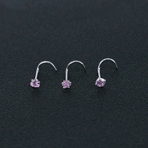 316 Stainless Steel Nose Stud Multifunctional Zircon Nose Ring Orazek UK Ltd