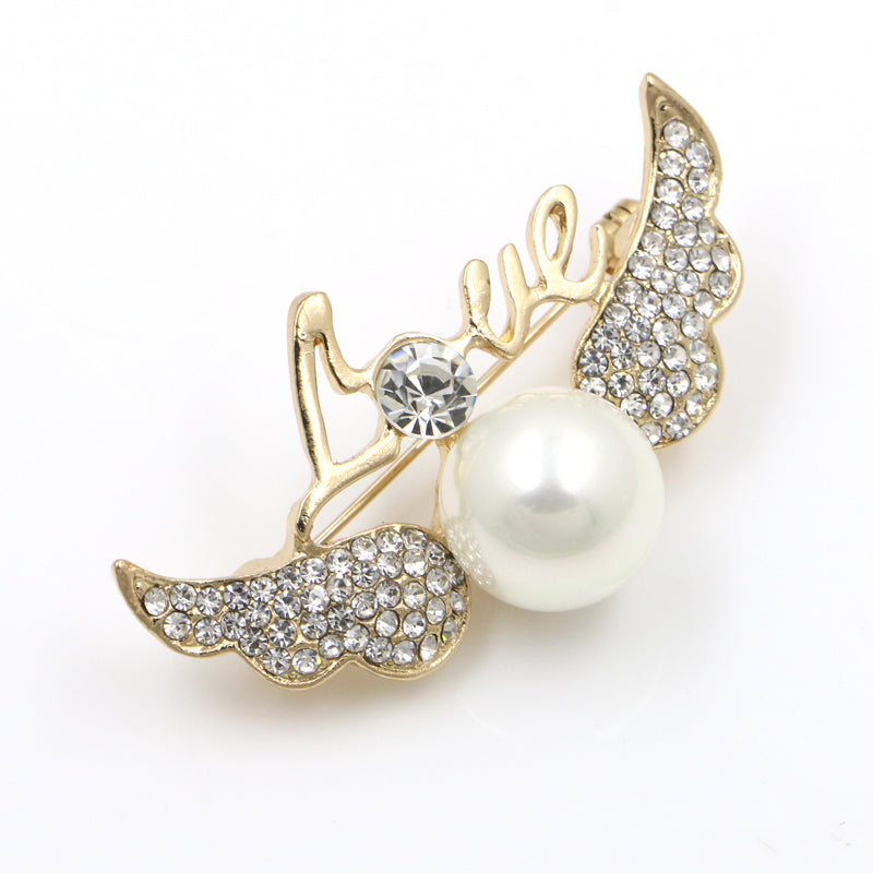 Cardigan brooch brooch