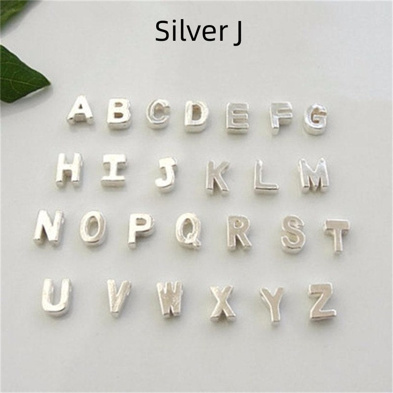Gold Plated Peach Heart and Initials Letter Alphabate Statement Necklace for Woman
