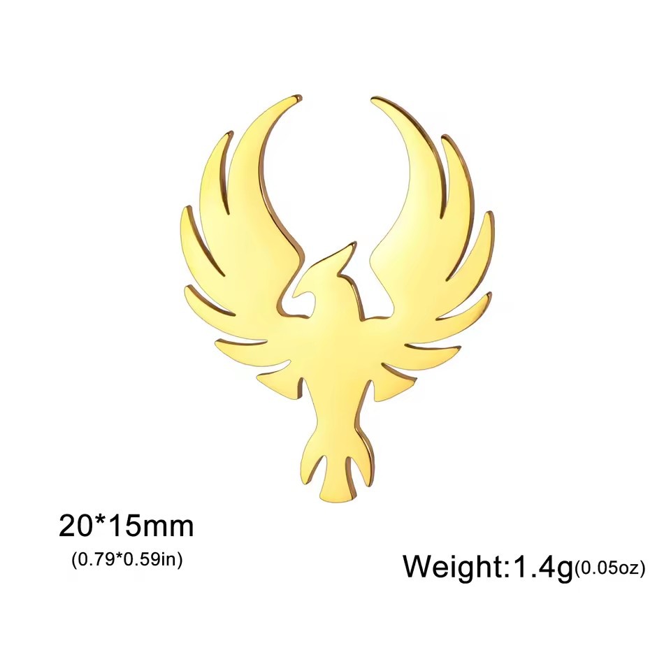 Fashion Stainless Steel Animal Pattern Shape Brooch