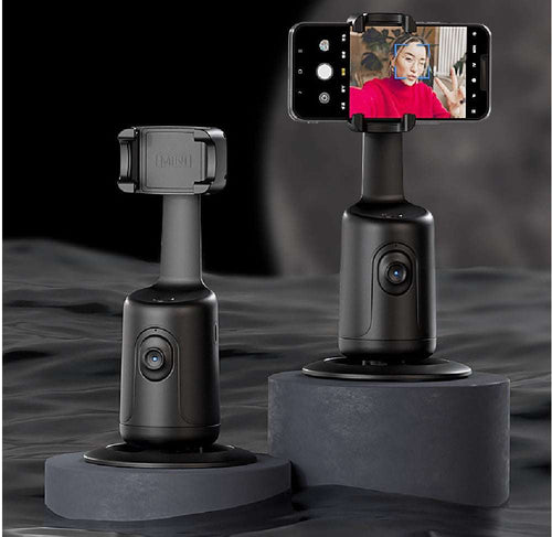 360 Auto Face Tracking Gimbal AI Smart Gimbal Face Tracking Auto Phone Holder For Smartphone Video Vlog Live Stabilizer Tripod | Orazek UK Ltd