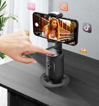 360 Auto Face Tracking Gimbal AI Smart Gimbal Face Tracking Auto Phone Holder For Smartphone Video Vlog Live Stabilizer Tripod | Orazek UK Ltd